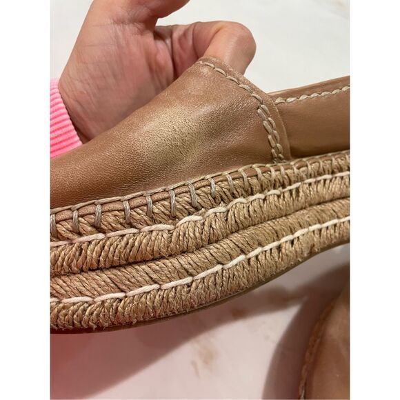 Authentic Prada Leather Espadrilles Size 38.5 - Picture 13 of 16